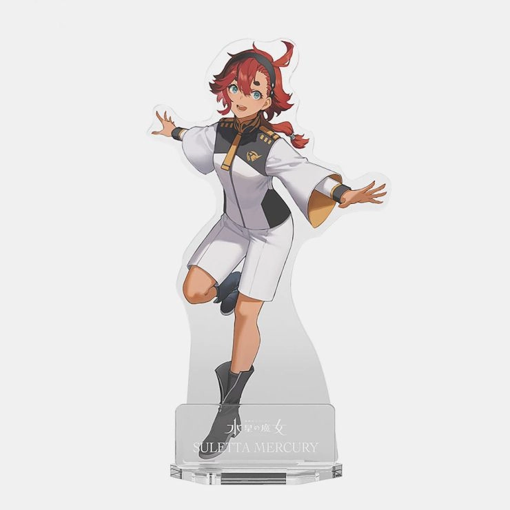 Gundam the Witch from Mercury Gunpla package Art Acrylic Stand Suletta Mercury Fashion Doll