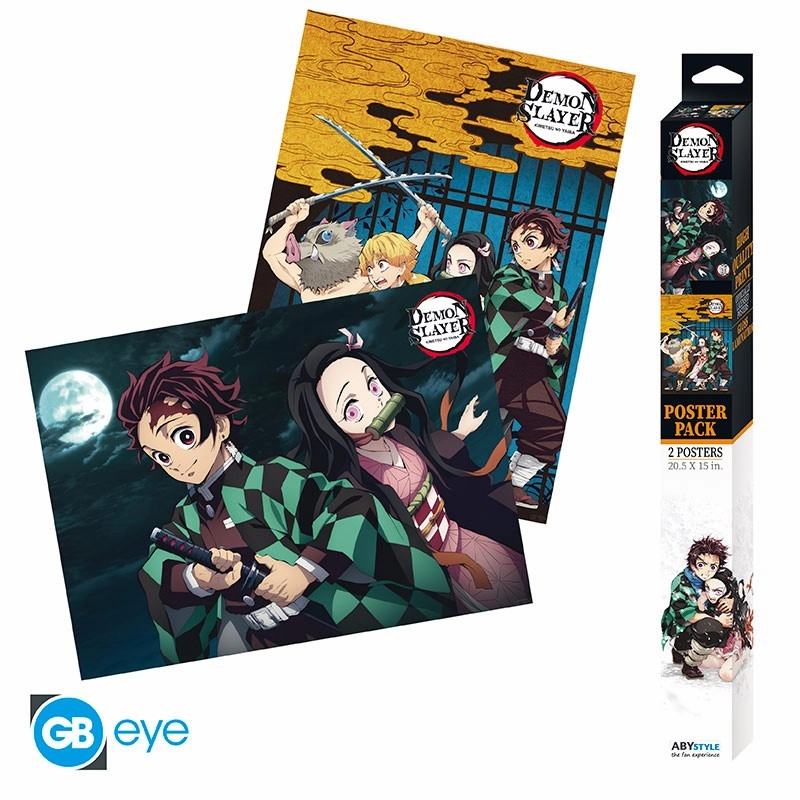 Space Probe Ability Unlock Educational ConflictResolution Demon Slayer: Kimetsu no Yaiba - Poster Pack (52x38cm)