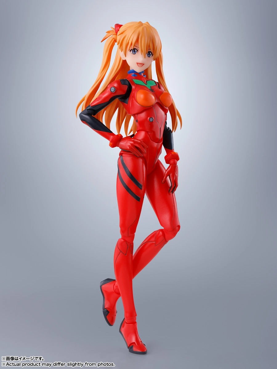 S.H. Figuarts Rebuild of Evangelion Asuka Shikinami Langley Action Figure Dragon Companion