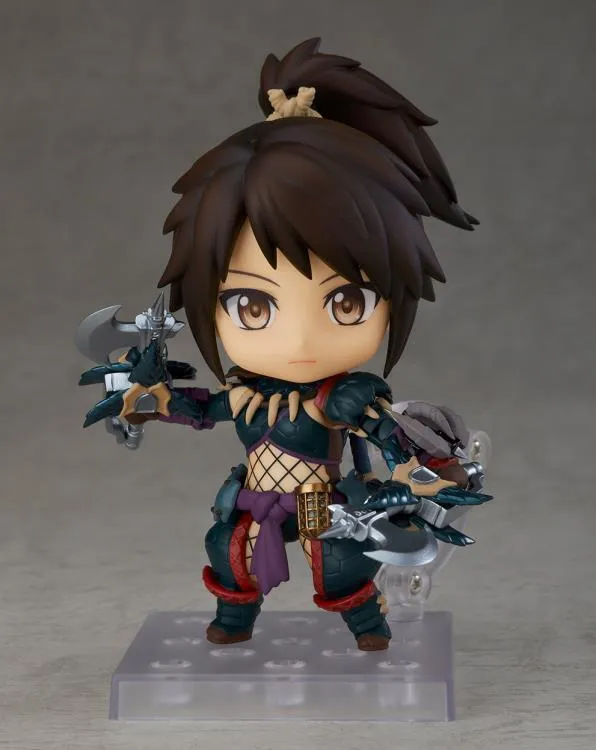 Nendoroid #1284-DX Hunter (Female Nargacuga Alpha Armor Ver.) Monster Hunter Character Item Chibi Goods