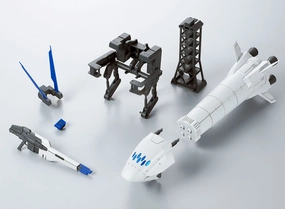 Gundam 1/100 MG Gundam F90 Mission Pack O & U Type for F90 Gundam Model Kit Exclusive Native Art