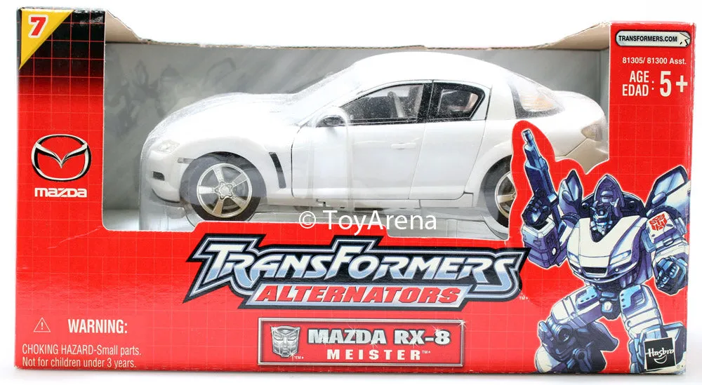 Light Up Feature Stone Statue Transformers Alternators #07 Meister - Mazda RX-8 Shelf Wear