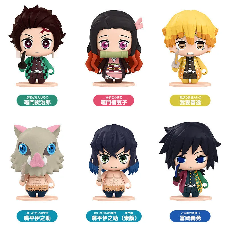 Chibi Piece Good Smile Company Pocket Maquette: Demon Slayer: Kimetsu no Yaiba 01 Trading Figures Box Set of 6