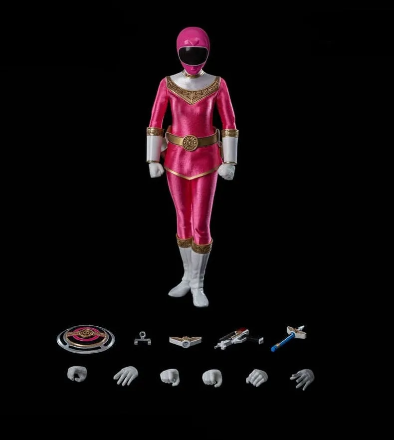 Modern Living Premium Toy ThreeZero FigZero 1/6 Power Rangers Zeo Ranger I Pink Scale Action Figure