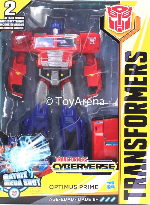 Hasbro Transformers: Cyberverse Ultimate Class Optimus Prime Action Figure Construction Vehicle Hobby Figure