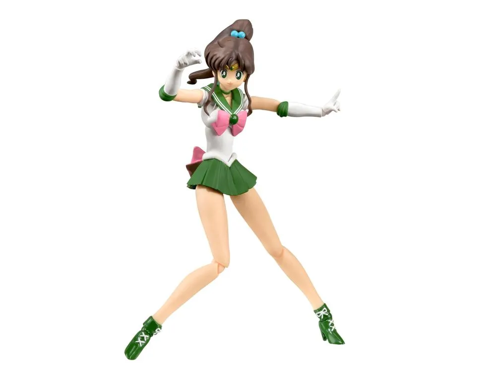Action Collectible S.H. Figuarts Sailor Jupiter Animation Color Edition Sailor Moon Action Figure