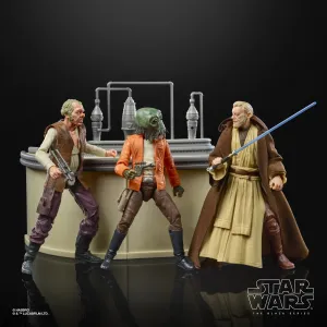 Hasbro Star Wars Black Series The Power of the Force Cantina Showdown Playset SDCC 2022 6 Inch Action Figure Auction Item Desktop Figure