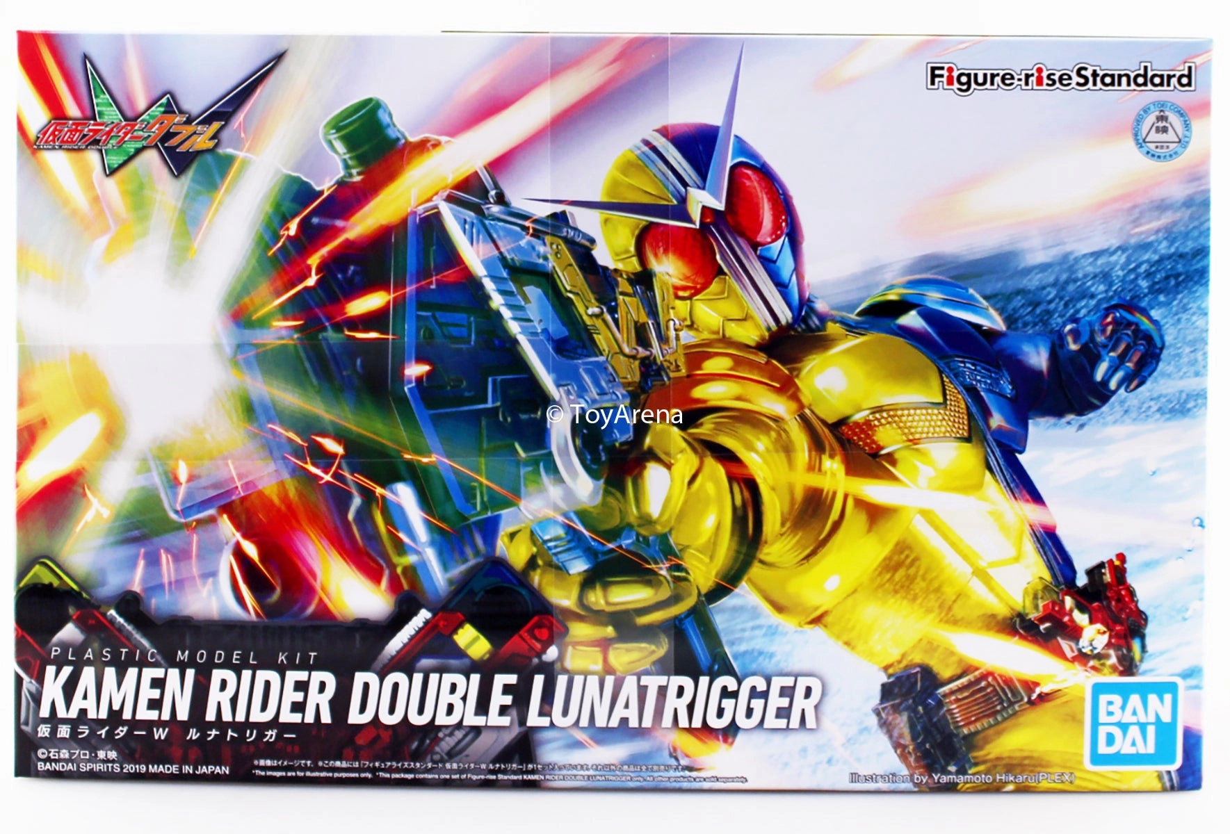 Social media Manga Character Figure-rise Standard Kamen Masked Rider Double Luna Trigger Plastic Model Kit