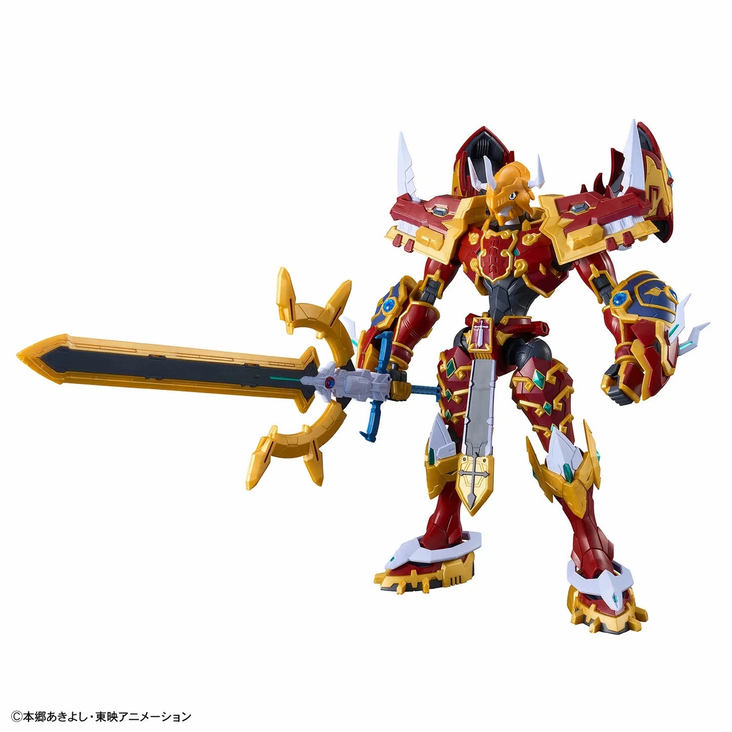 Figure-rise Standard Digimon Frontier KaiserGreymon (Amplified) Model Kit Family friendly