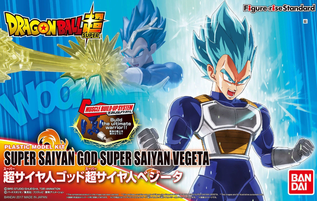 Figure-rise Standard Dragonball Super Super Saiyan God Super Saiyan Vegeta Plastic Model Kit Robot Mecha Military Vehicle