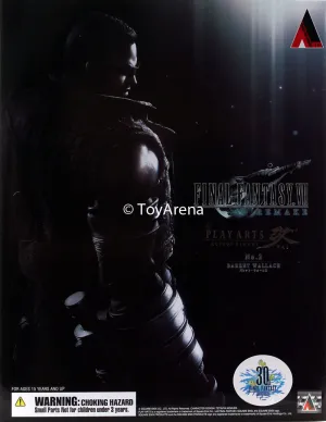 Gaming Goods Alternate Costume Final Fantasy VII Remake Barret Wallace Play Arts Kai Action Figure