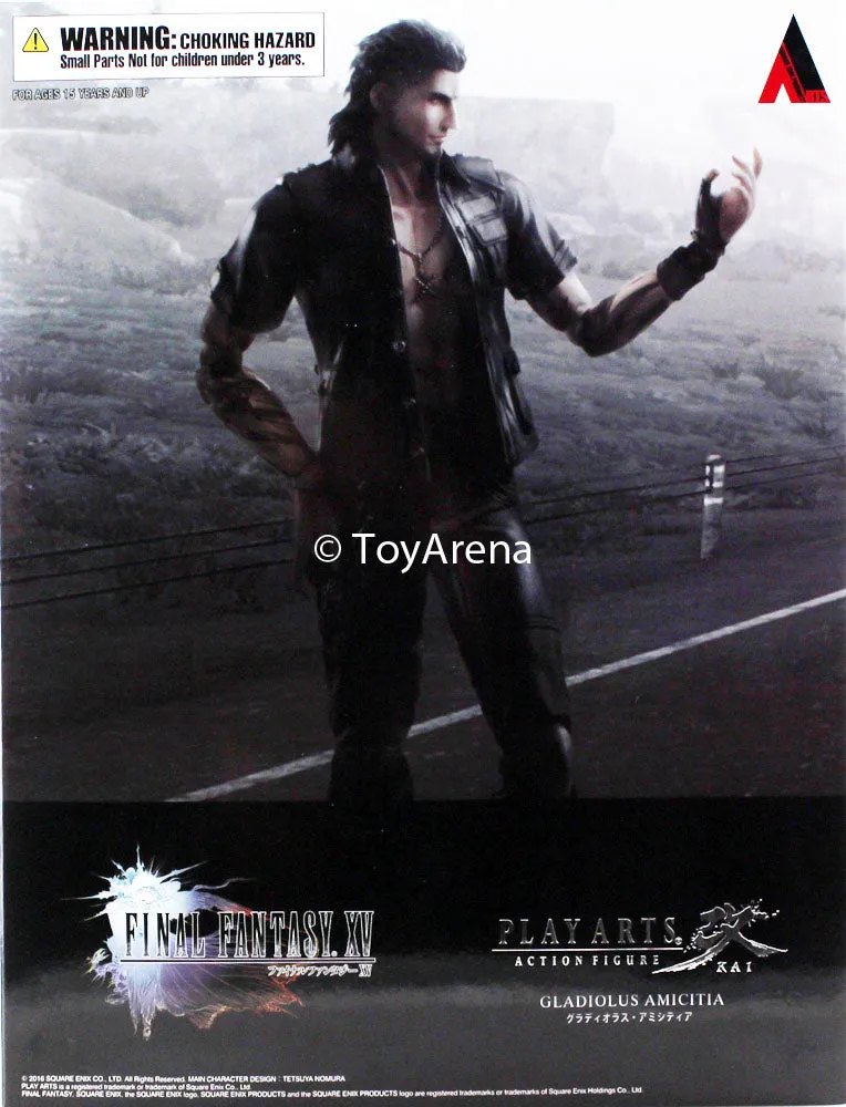 Final Fantasy XV Gladiolus Amicitia Play Arts Kai Action Figure Fan Convention