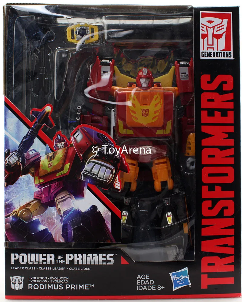 Construction Vehicle Pilot Model Transformers Generations Power of the Primes Leader Class Rodimus Prime Figure