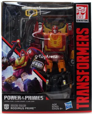 Construction Vehicle Pilot Model Transformers Generations Power of the Primes Leader Class Rodimus Prime Figure