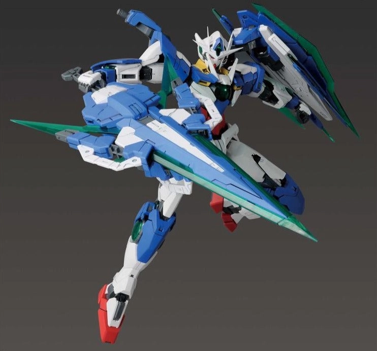 Gundam 1/100 MG 00 OO Battlefield Record GNT-0000/FS 00 Qan[T] (Quanta) Full Saber Model Kit Spiritual Icon Hand Sculpted