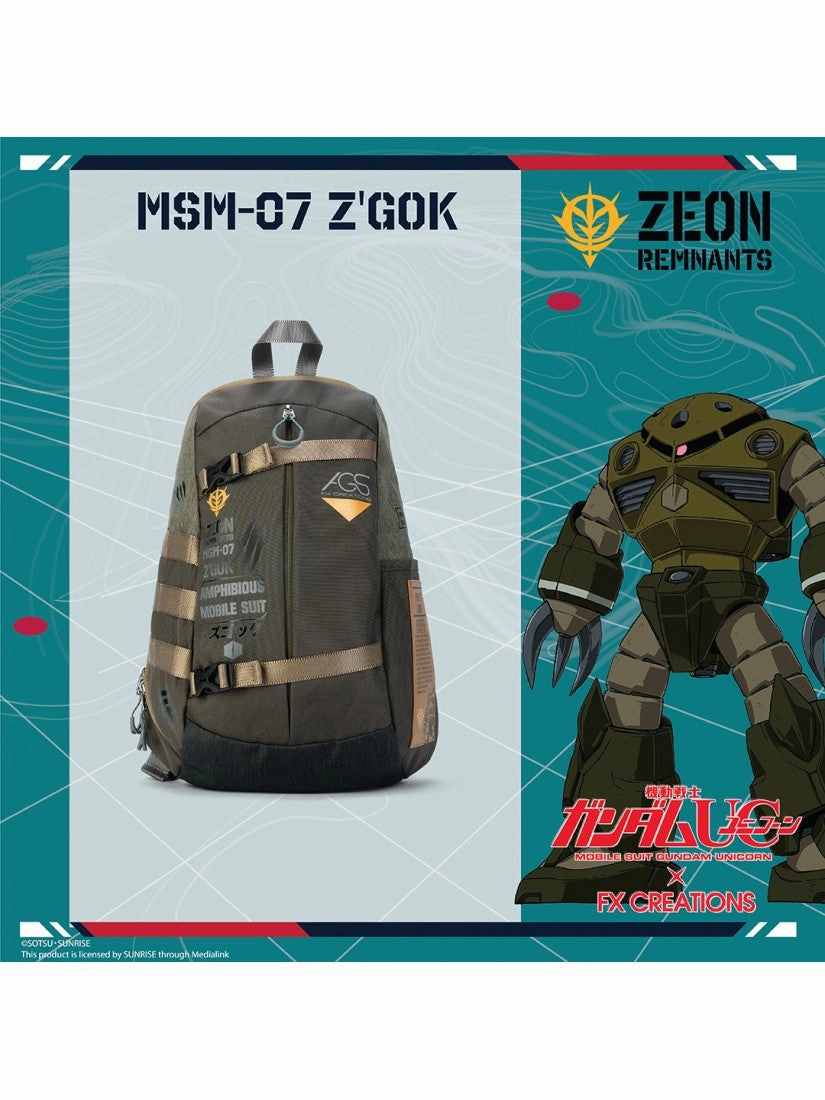 FX Creations Gundam MSM-07 Z'Gok Single Strap Backpack GUC76291-06 Kitchen Decor Emerging Brand