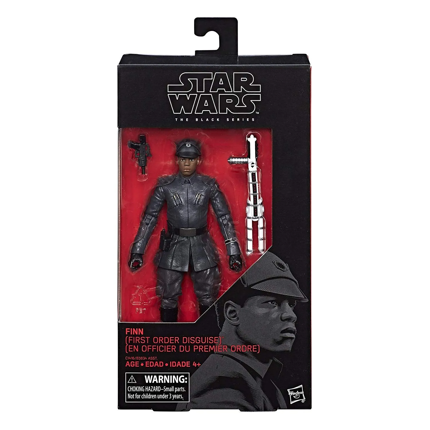 Hasbro Star Wars Black Series Force Awakens #51 Finn First Order Disguise Episode 8 6 Inch Action Figure Corporate Gift
