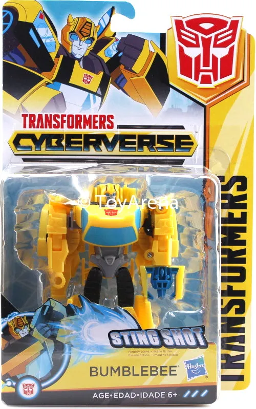 Hasbro Transformers: Cyberverse Warrior Class Bumblebee Action Figure Mythological God Gallery Worthy