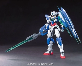Gundam 1/100 MG OO GNT-0000 00 Qan[t] Quanta Celestial Being Model Kit Cartoonish Design