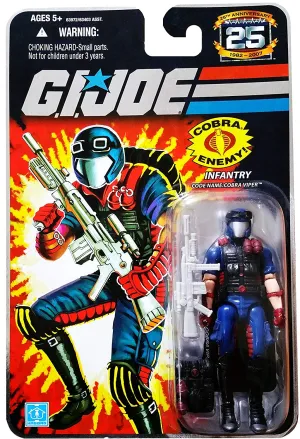 Modernist Sculpture G.I. Joe 25th Anniversary Infantry Code Name Cobra Viper Action Figure