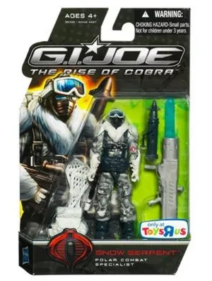 G.I. Joe The Rise of Cobra Snow Serpent TRU Exclusive Action Figure Articulated Joint