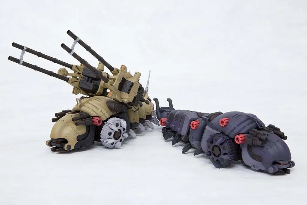 Contemporary Home Anime Figure Kotobukiya 1/72 Zoids HMM Molga AA & Molga Carrier EMZ-15 (Reissue) Scale Model Kit