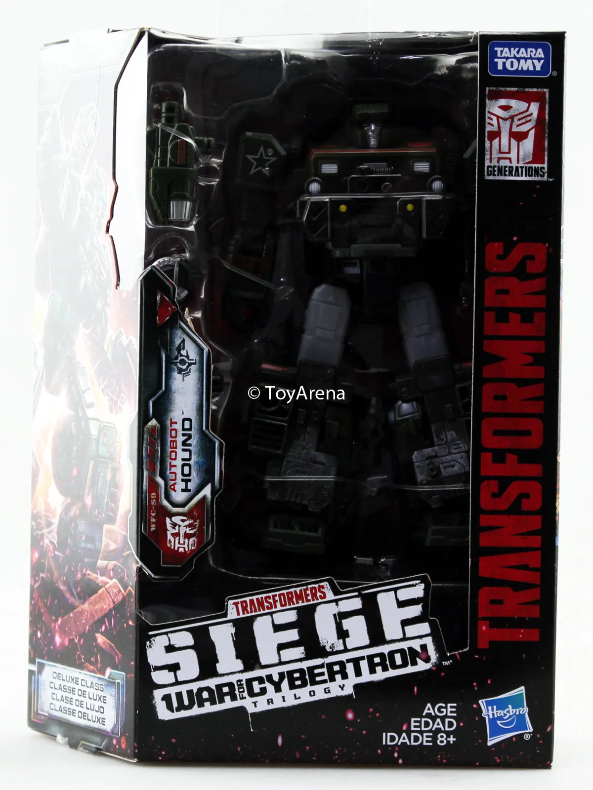 Transformers Generations War For Cybertron: Siege Deluxe Autobot Hound Action Figure WFC-S9 Farm Animal Constant Companion