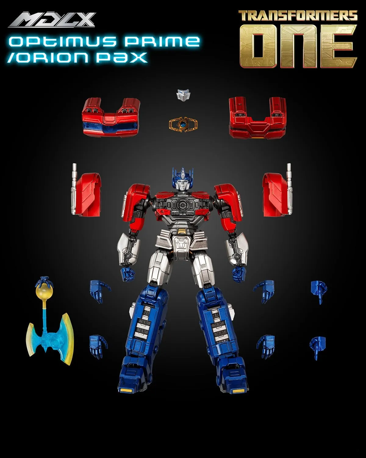 ThreeZero Transformers One Optimus Prime / Orion Pax MDLX Action Figure Special Gift