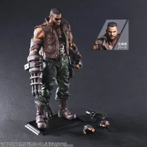 Chibi Item Final Fantasy VII Remake Barret Wallace Ver. 2 Play Arts Kai Action Figure