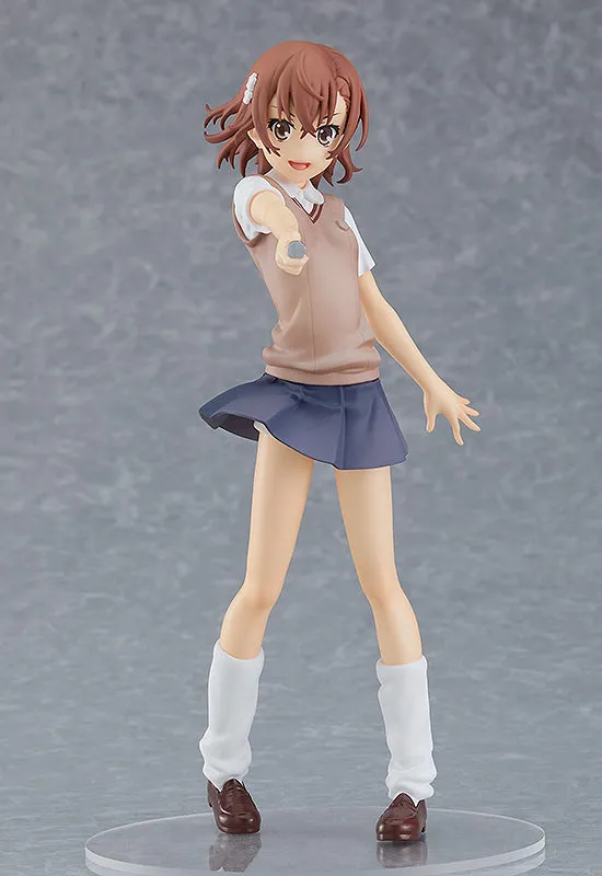 Good Smile Company Pop Up Parade A Certain Scientific Railgun T Mikoto Misaka Figure Statue Gaming Collectible Miniature Decor