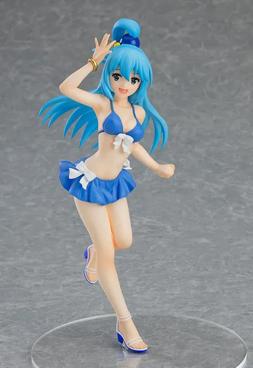 Stone Statue Good Smile Company Pop Up Parade KonoSuba Aqua (Swimsuit Version) Figure Statue
