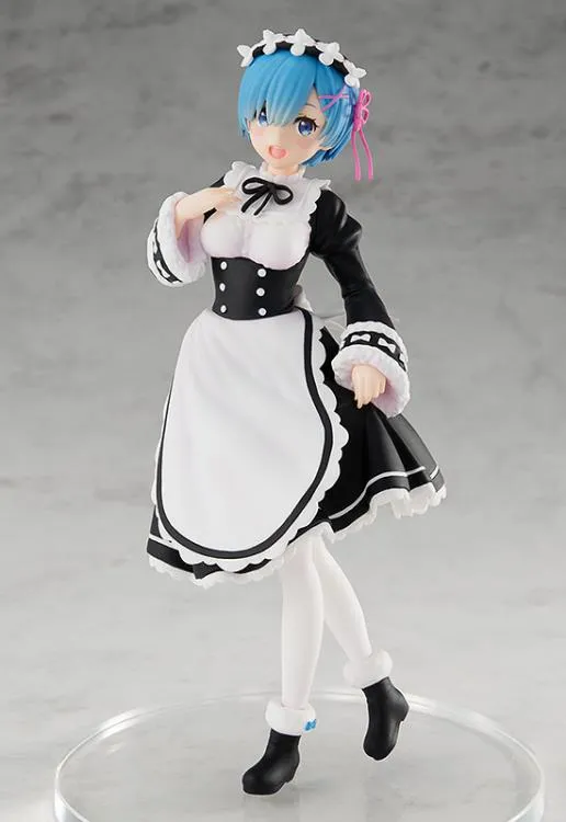 Exclusive Outfit Good Smile Company Pop Up Parade Re:Zero Starting Life in Another World Rem (Ice Season Ver.) Figure Statue
