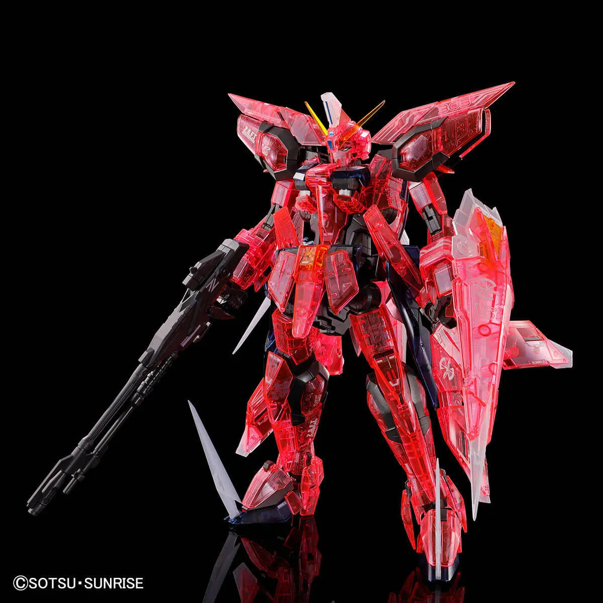 Gundam 1/100 MG Aegis Gundam (Clear Color) Model Kit Exclusive Amateur Hobby Exquisite Craftsmanship