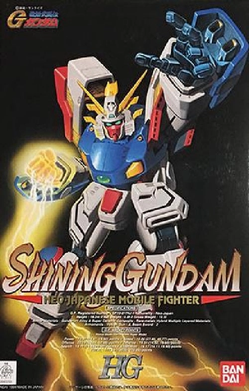 Gundam 1/100 HG #01 G Gundam Shining Gundam Model Kit Pop Vinyl