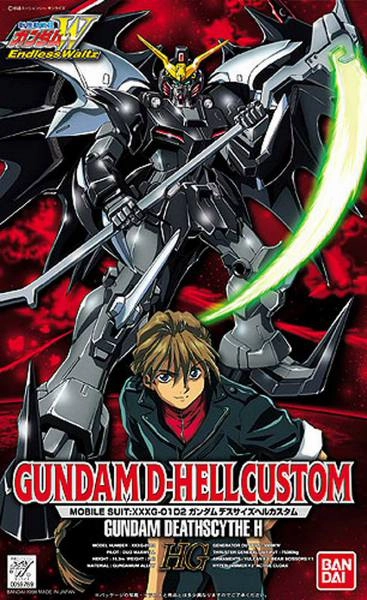 Gundam 1/100 HG EW-5 Gundam D-Hell Custom XXXG-01D2 Deathscythe H Mobile Suit Wing Endless Waltz Model Kit Gaming Toy
