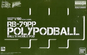 Gundam 1/100 MG Build Divers GBWC RB-79PP Polypodball Model Kit Exclusive Storage Solution Posable Replica