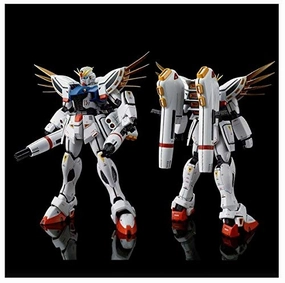 Gundam 1/100 MG F91 Ver 2.0 Back Canon Type & Twin VSBR Set Up Type Model Kit Exclusive Desktop Toy Chibi Statue