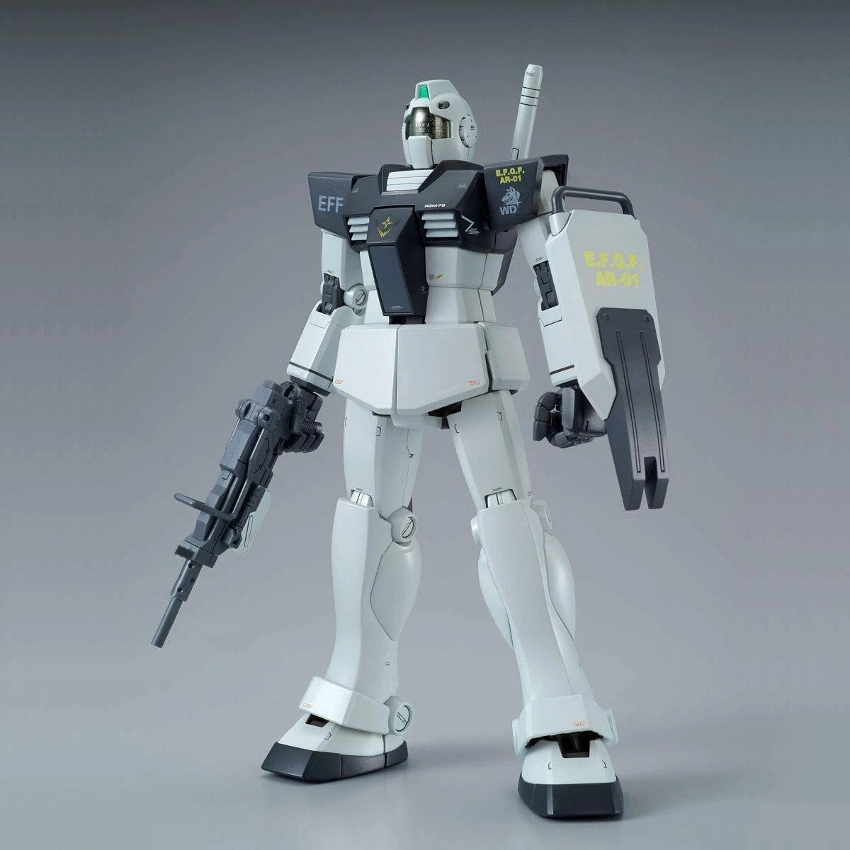 Desktop Statue Gundam 1/100 MG Gundam 0079 RGM-79 GM White Dingo Team Custom Model Kit Exclusive