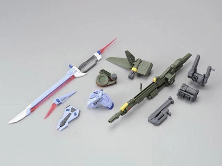 Collectible Art Gundam 1/100 MG Seed AQM/E-X03   E-X02 Launcher and Sword Striker Model Kit Exclusive
