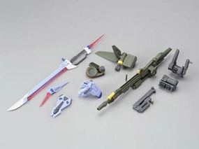 Collectible Art Gundam 1/100 MG Seed AQM/E-X03   E-X02 Launcher and Sword Striker Model Kit Exclusive