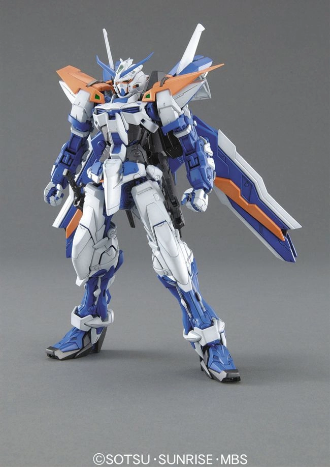 Gundam 1/100 MG Seed VS Astray MBF-P03 Gundam Astray Blue Frame Second Revise Model Kit Role Playing Bronze Cast