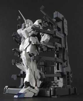 Gundam 1/100 MG Unicorn Gundam HD Color   MS Cage Model Kit Diverse Representation Designer Art