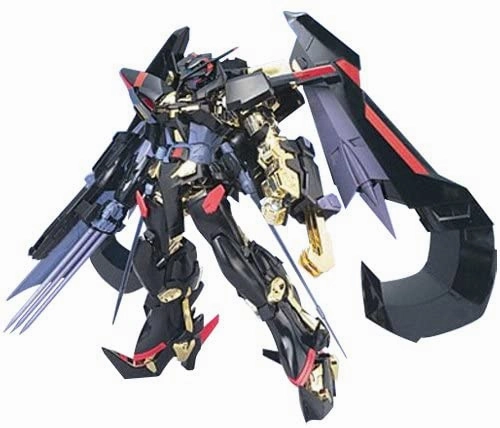 Battle Reenactment Gundam 1/100 NG Seed Destiny #13 MBF-P01-Re2 Amatsu Gold Frame Model Kit