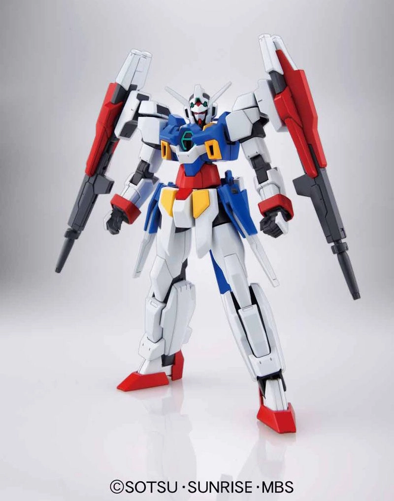 Gundam 1/144 HG AGE #17 AGE-2DB Gundam AGE-2 Double Bullet Model Kit Child Safe