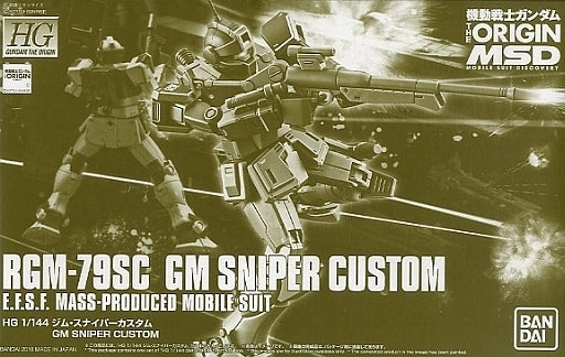 Gundam 1/144 HG The Origin RGM-79SC GM Sniper Custom Model Kit Exclusive Cross Culture