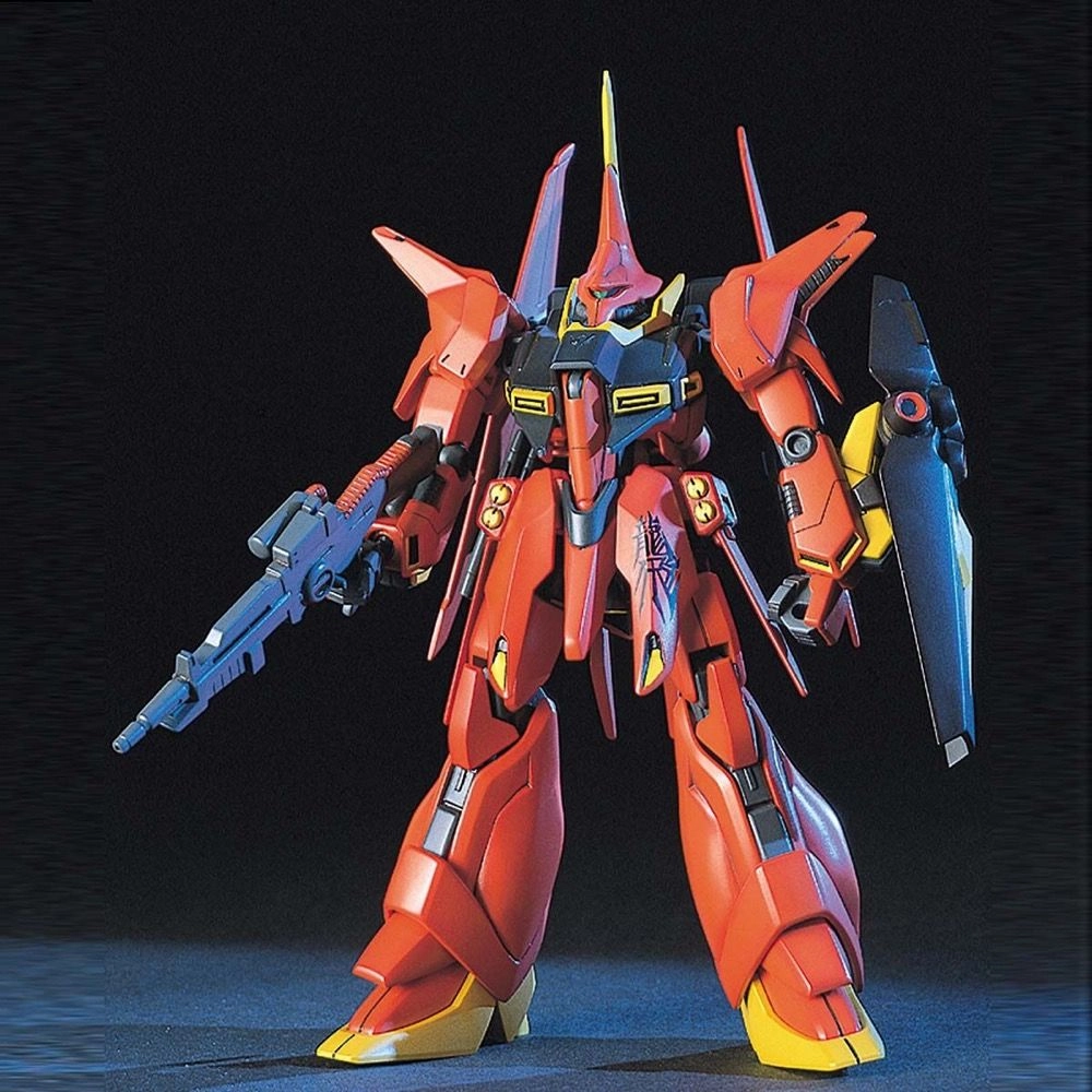 Gundam 1/144 HGUC #015 Gundam ZZ AMX-107 Bawoo Model Kit High End Roman Figure