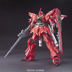 Anniversary Present Valuable Collectible Gundam 1/144 HGUC #116 Gundam Unicorn MSN-06S Sinanju Model Kit