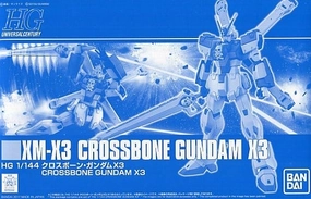 Gundam 1/144 HGUC Crossbone Gundam X-3 Model Kit Exclusive Mathematical Model