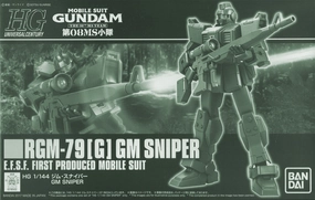 Cultural Icon Collectible Statue Gundam 1/144 HGUC GM Sniper 08th MS Team Model Kit Exclusive