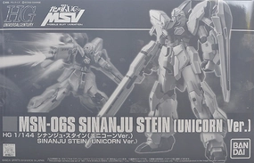 Gundam 1/144 HGUC Gundam Unicorn MSN-06S Sinanju Stein Model Kit Exclusive Epoxy Resin